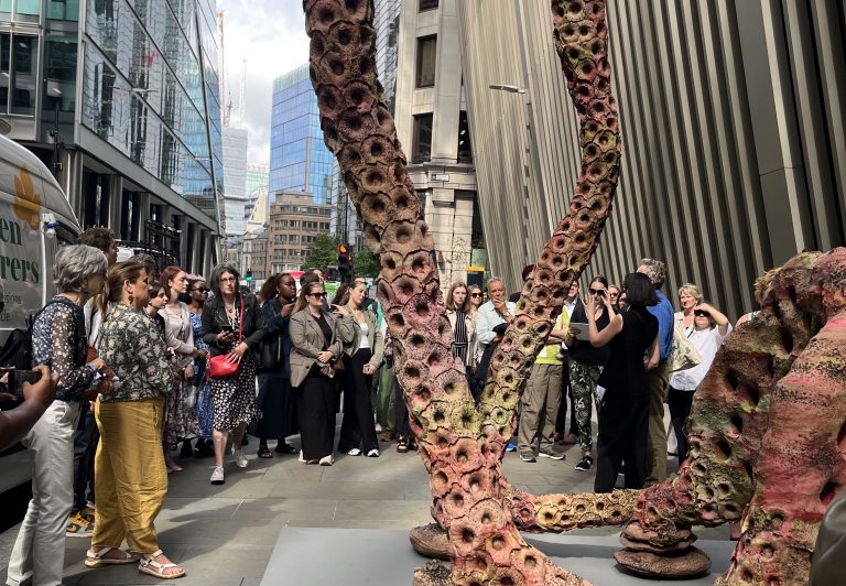 Sculpture in the City 14th Edition Press Launch Tour with Stella Ioannou, Tues 15 July 2025